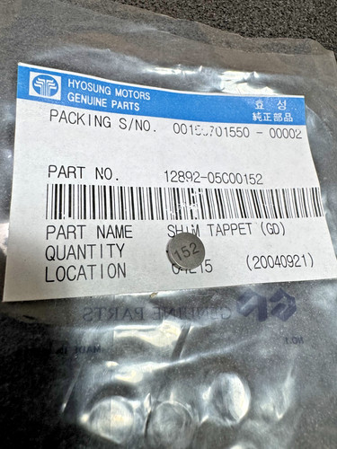 New genuine hyosung gt125 - genuine,