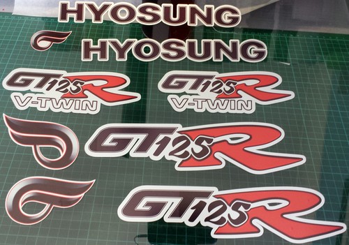 Hyosung gt125r decals - hyosung,